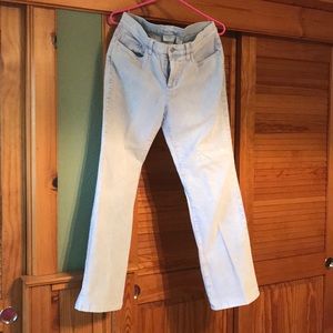 High waisted cords with a straight leg.